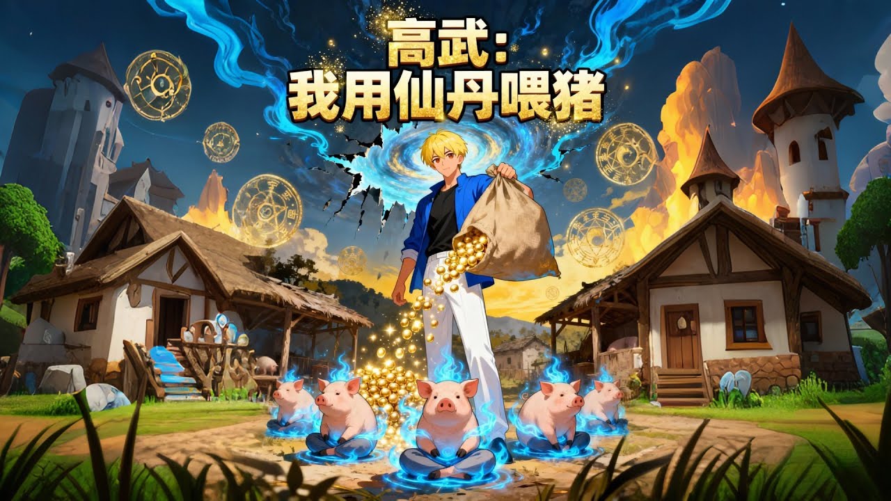 【FULL】《高武：我用仙丹餵豬》靈氣復甦高武時代，天才被家族拋棄卻覺醒靈氣灌頂系統！頂級丹藥當豬飼料狂餵，魔物壓境時，他拉十幾車靈藥支援，震驚全場！ #動漫