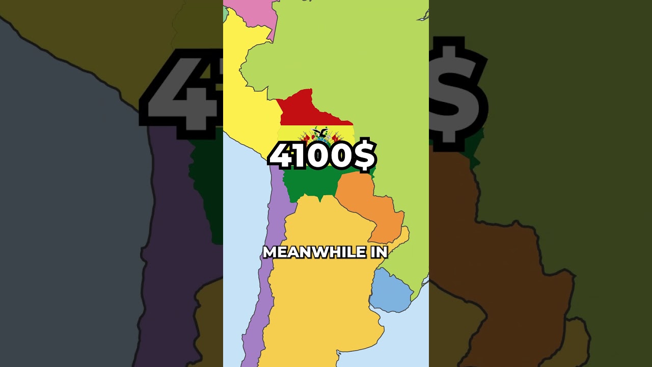 The POOREST Country on Every Continent! #geography #maps #countries