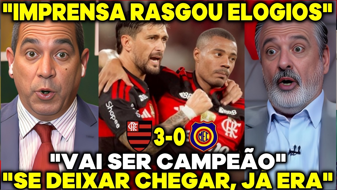 OLHA OQUE A IMPRENSA FALOU... FLAMENGO 3X0 MADUREIRA 