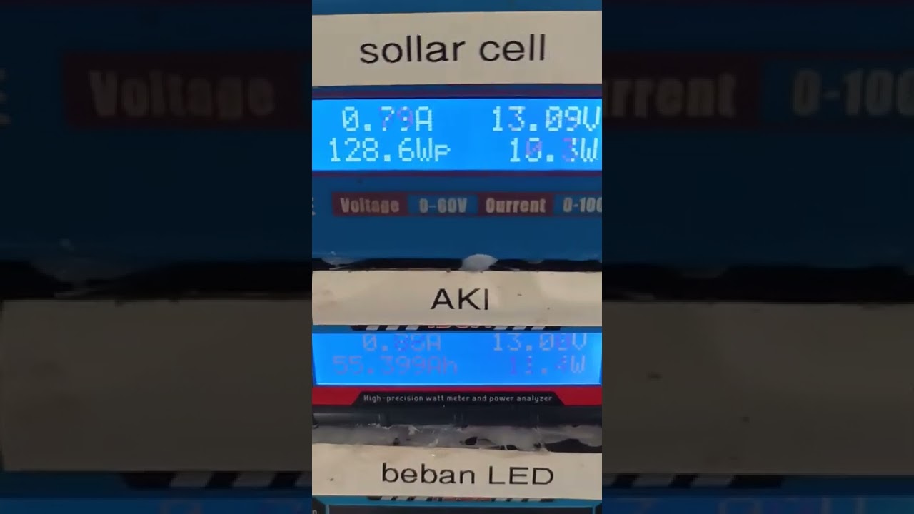 part3 monitoring akhir pengisian 🔋⚡kapasitas daya 12v120ah sore ini setelah dikuras sampe 554 wh