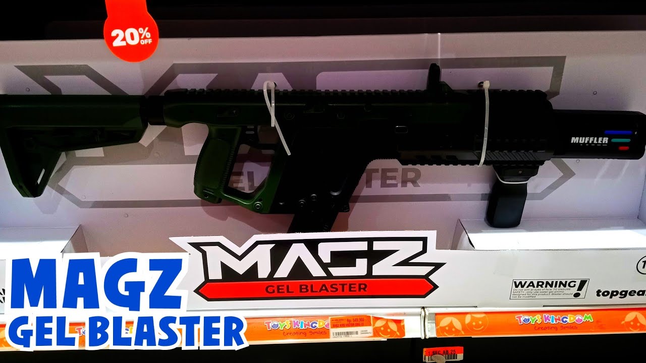 MAGZ GEL BLASTER - MANUAL & RAPID FIRE - REVIEW MAINAN TEMBAK TEMBAKAN