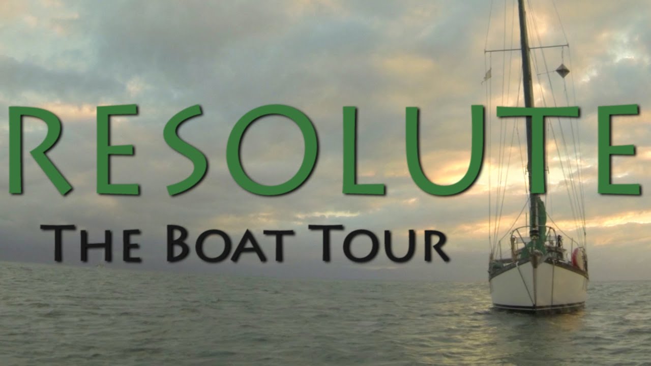 A boat tour of our Cascade 36 Sailboat - Resolute Sets Sail