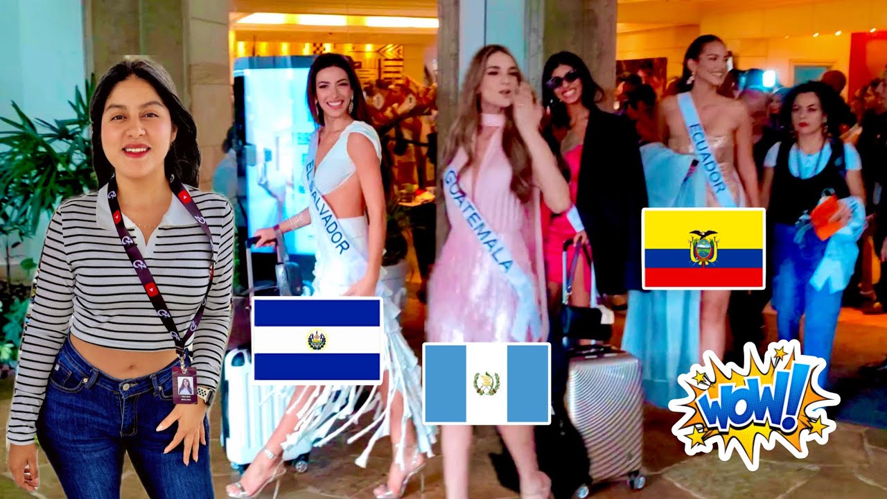 AMBIENTE PREVIO a MISS UNIVERSO 2023 en el HOTEL 🇸🇻 CONOCÍ A MISS EL SALVADOR Y GUATEMALA | Celinaz