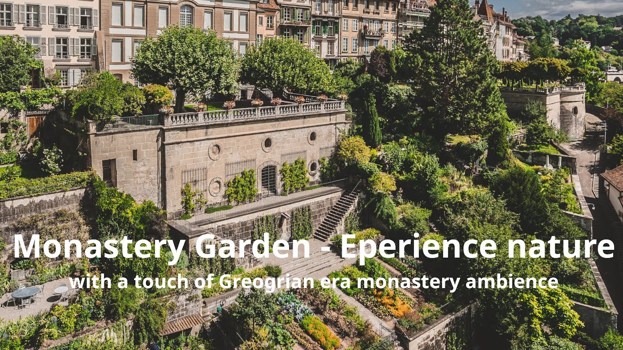 Monastery garden with a touch of Gregorian ambience
