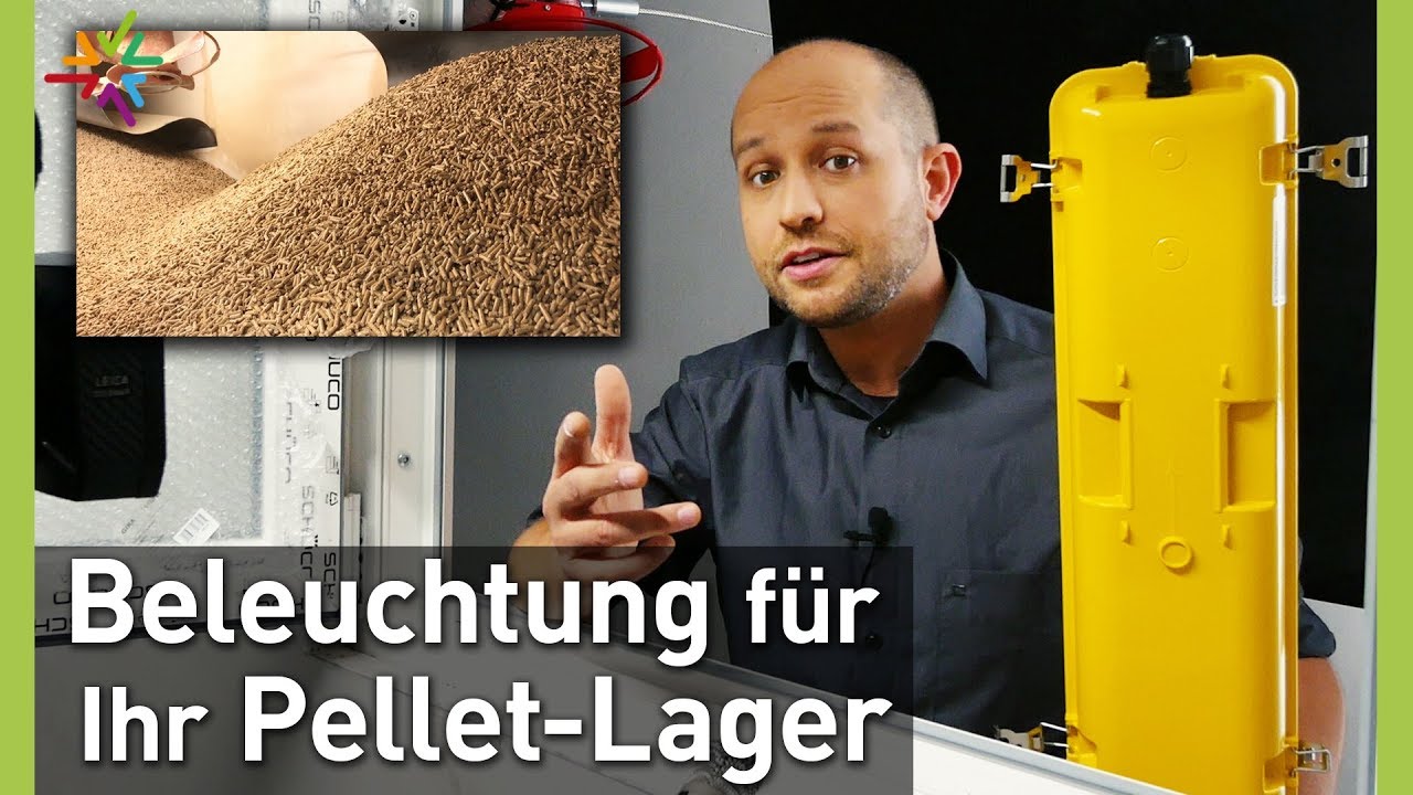LED Beleuchtung für Pellet-Lager und Hackschnitzel-Bunker - Ex-Leuchten Zalux Acquex