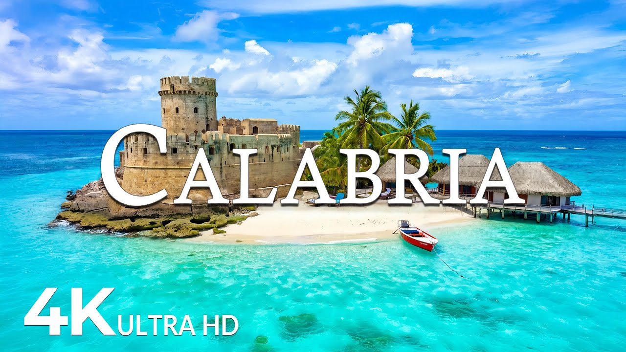 FLYING OVER CALABRIA (4K UHD) &ndash; Soothing Music Along With Beautiful Nature Video - 4K Video UHD #4