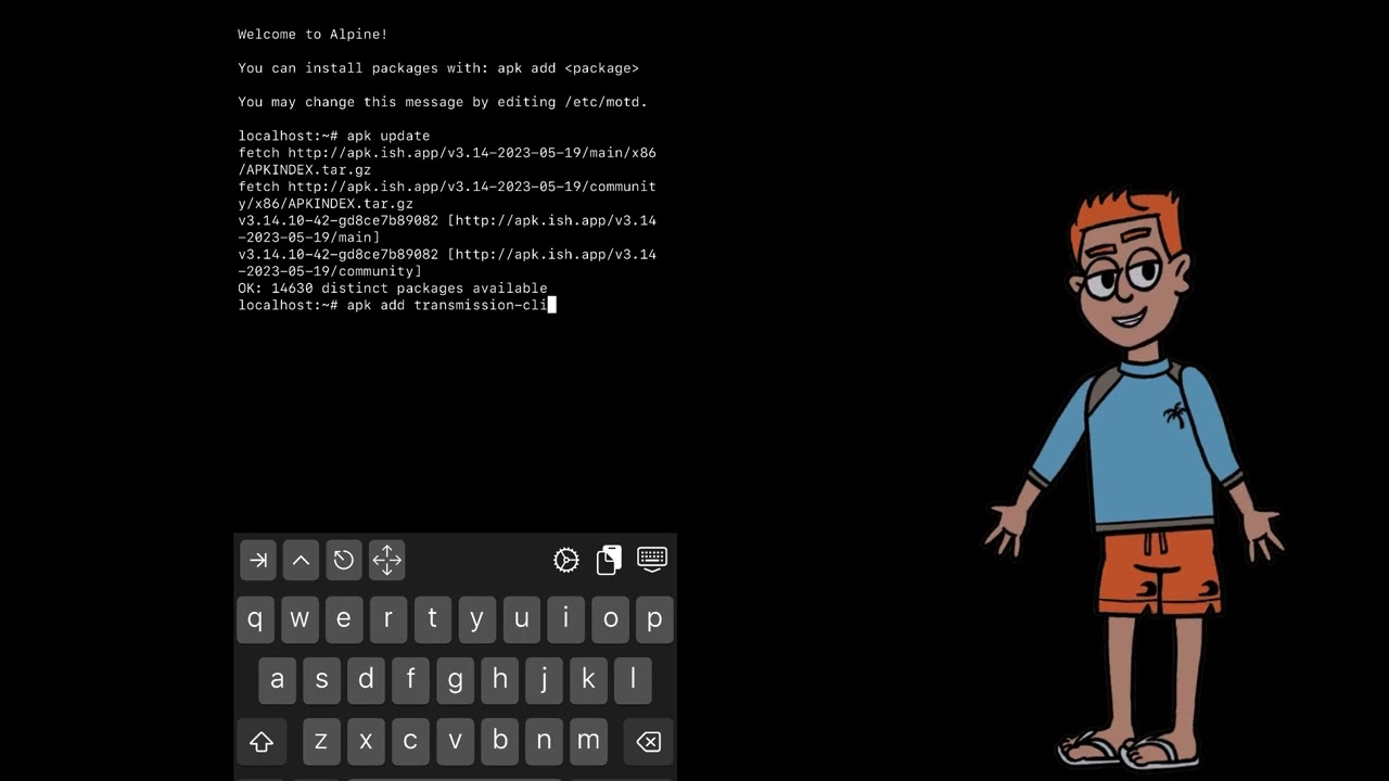 How to Download Torrents on iPhone Using iSH and Transmission-cli (Step-by-Step Guide)