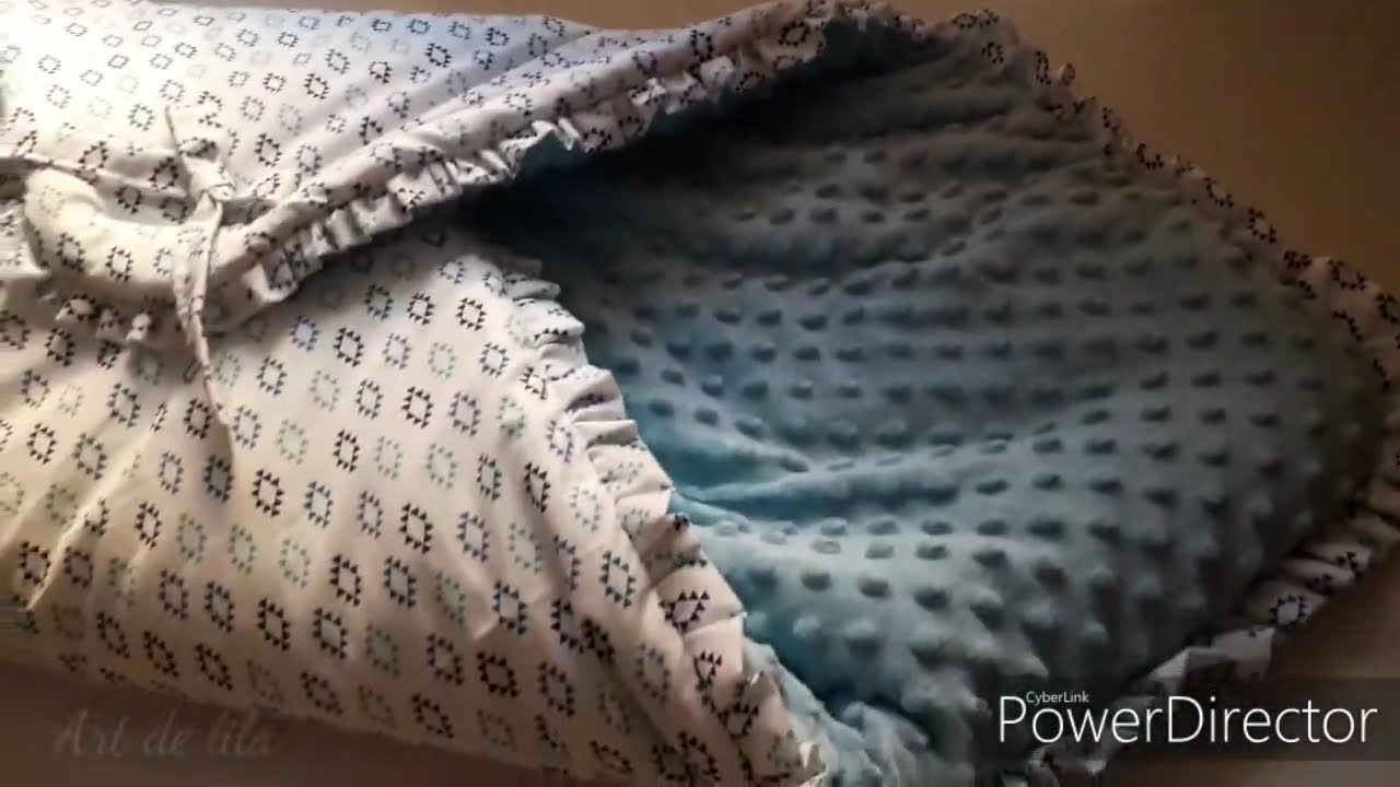 هاكيفاش تخيطي كاش تالبيبي باسهل الطرق...voilà.. comment coudre facilement  un cache pour bébé