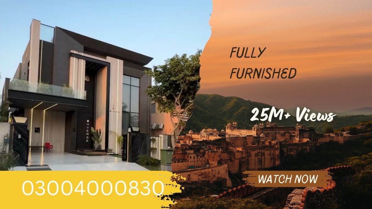 ✨ 1 Kanal Fully Furnished Luxury House | DHA Phase 6 Lahore 🏡🔥