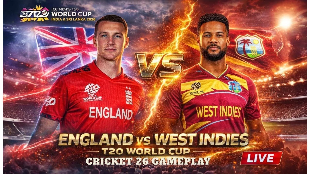 🇬🇧 England vs West Indies 🇼🇮 | T20 World Cup 🏆🌍 | Cricket 26 Gameplay | தமிழ் 🏏🔥