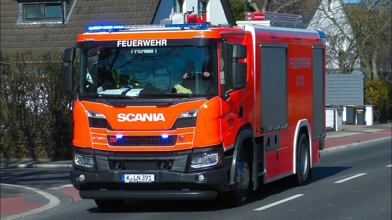 [Neue PTLF Generation + Reserve DLK] L&ouml;schzug 7 + BvA 10 auf Einsatzfahrt!
