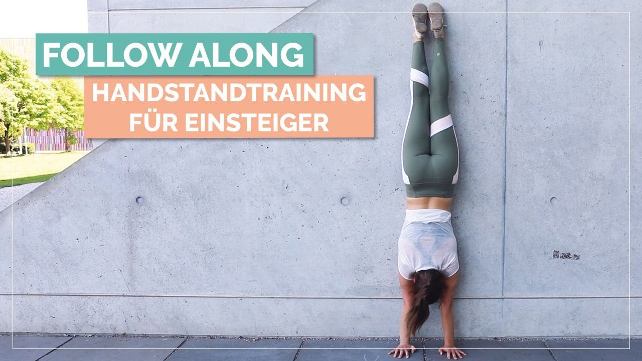20MIN Handstand Anfänger Trainingsroutine I Zu Hause Handstand lernen