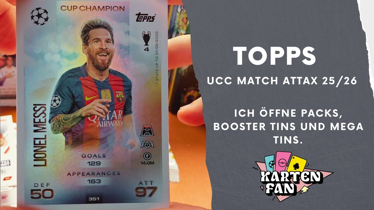 UCC Topps Match Attax 2025/26 | Großes Opening