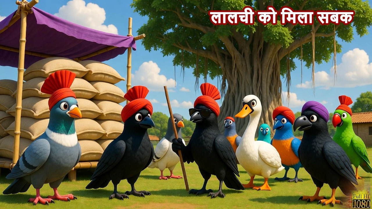 लालची को मिला सबक |The greedy one learned a lesson| लालची शंकर और मेहनती रामू final