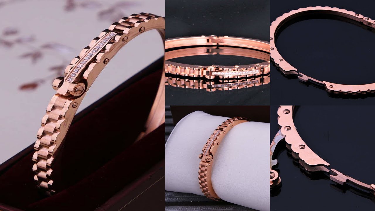 rose gold bracelet mens | rose gold bracelet designs | Diamond Line Rose Gold Bracelet
