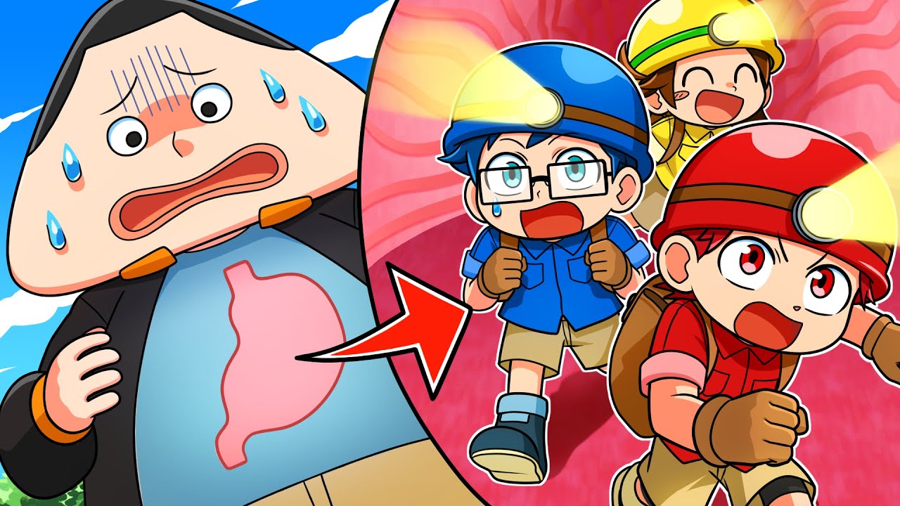 体の中でサバイバル！友達の命を救え！【アニメ】