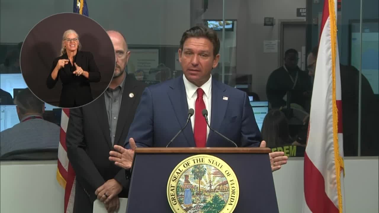 Florida governor talks storm prep ahead of potential hurricane in Tallahassee