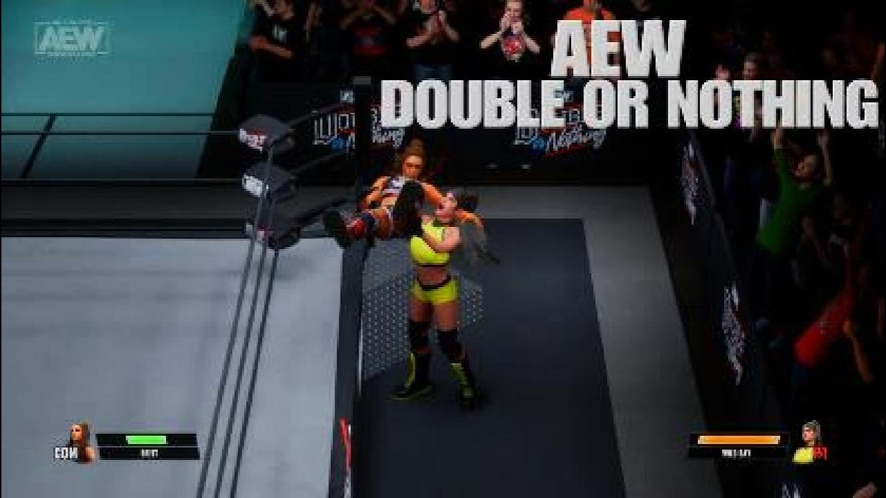 AEW DOUBLE OR NOTHING WILD BAY VS DR BRITT BAKER D.M.D AEW WOMENS WORLD CHAMP!!!!!!