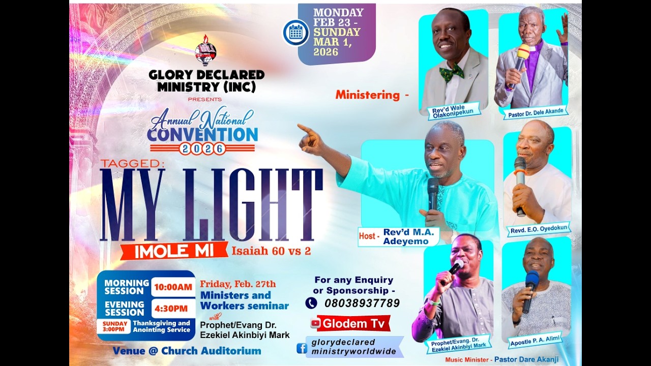 Annual Convention 2026 || My Light With Rev. Wale Olakonipekun