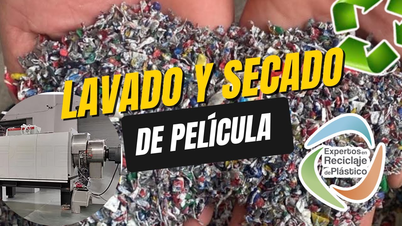 LAVADO Y SECADO DE PELÍCULA PLÁSTICA CON SQUEEZER || RECICLAJE S.A