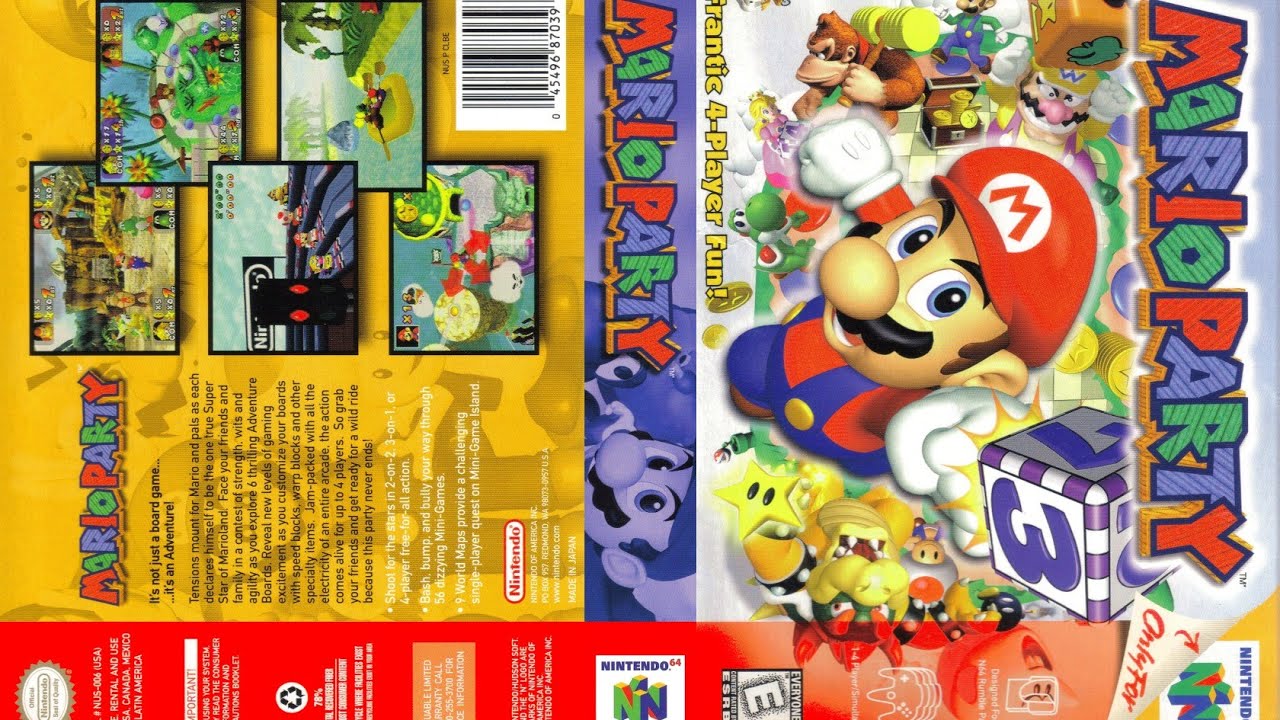 Mario Party 2 (N64/2000) Gameplay 4K 2/3