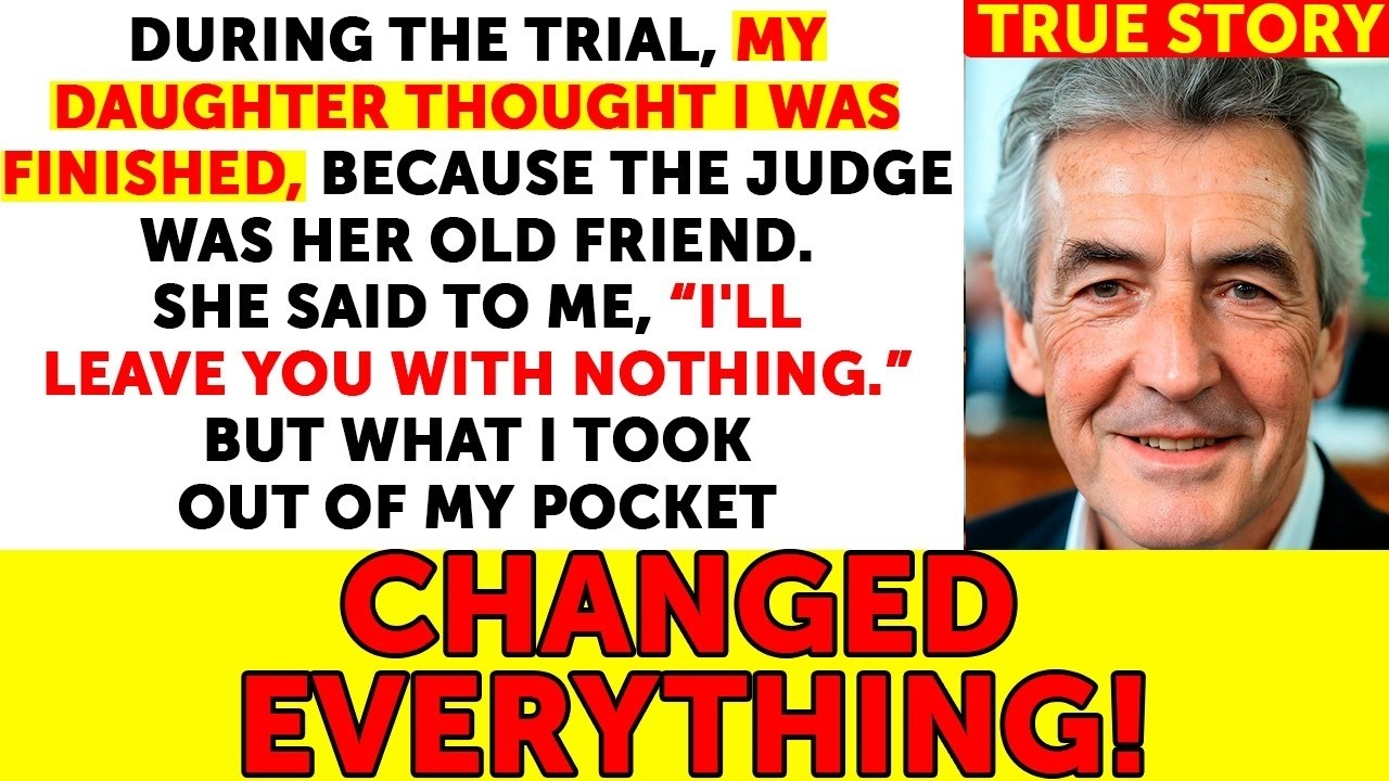 “I'll Leave You With Nothing,” My Daughter Said During The Trial She Didn't Expect That I Had