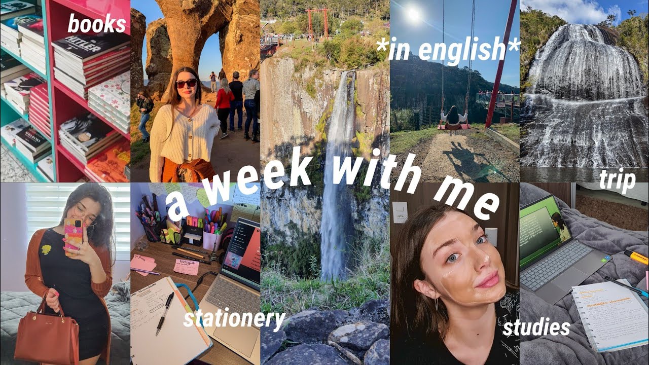 uma semana em inglês comigo nas férias de julho | rotina, estudos, leituras, viagem