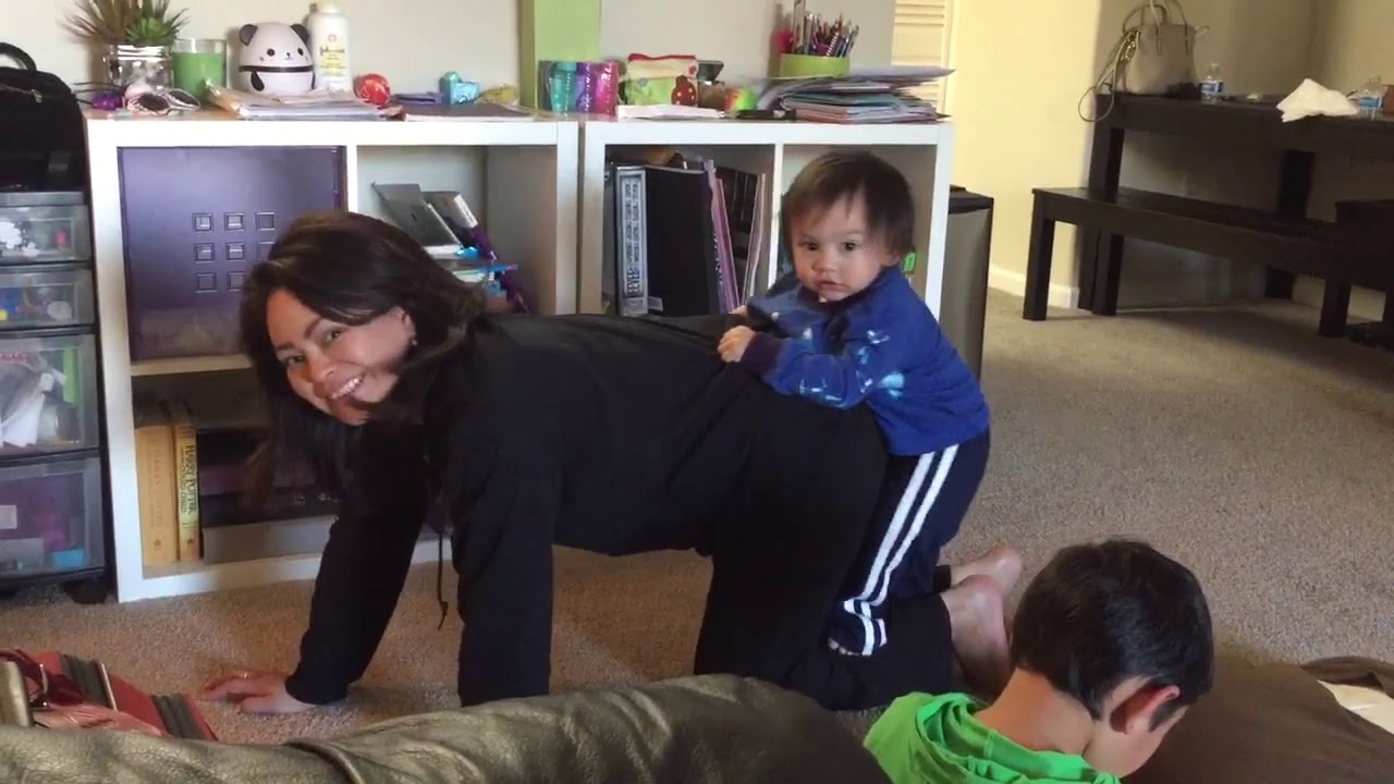 Brayden Mommy Horsey Ride
