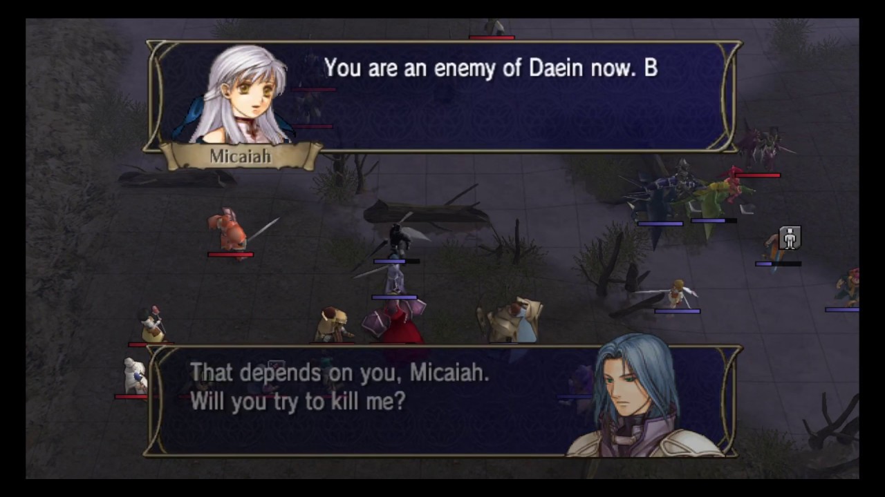 Zihark talks to Micaiah - Fire Emblem: Radiant Dawn