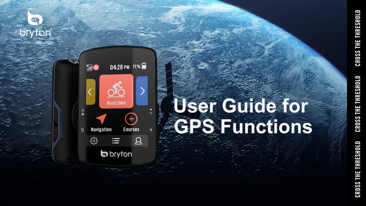 Bryton User Guide for GPS Functions