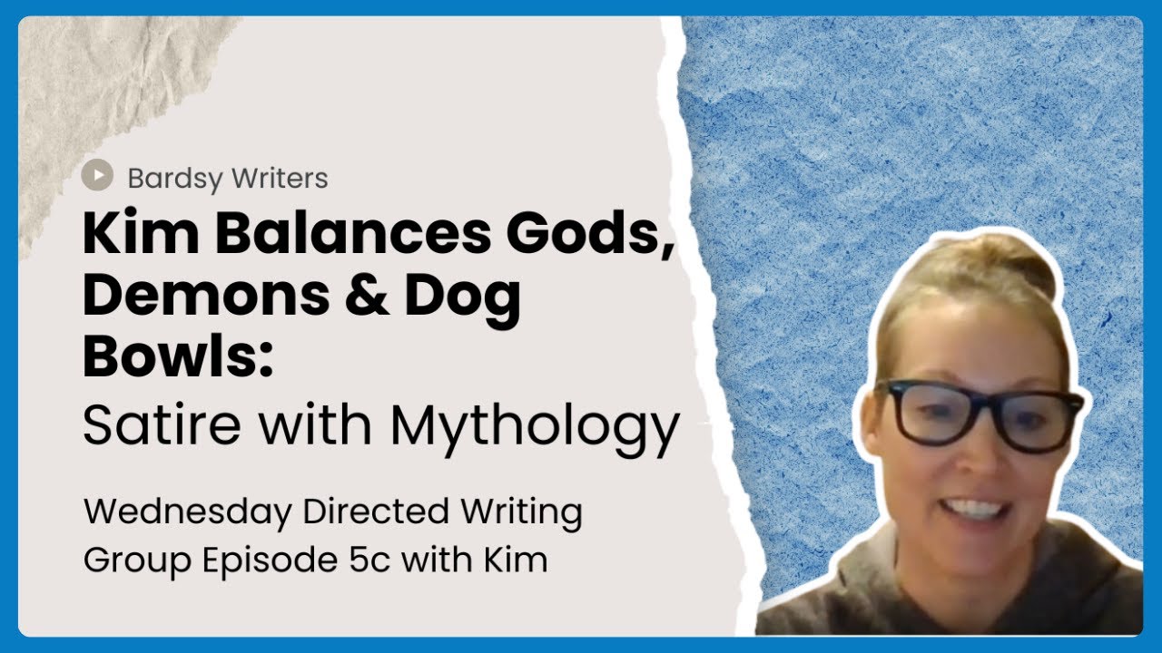 Kim Balances Gods, Demons & Dog Bowls: Satire with Mythology