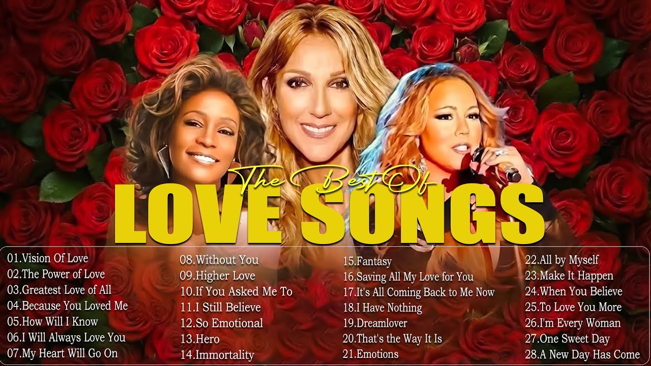 Legendary Divas Songs 💖 Mariah Carey, Celine Dion, Whitney Houston ✨ Best Songs of World Divas