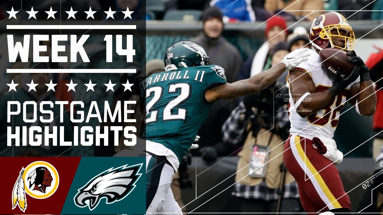 Redskins vs. Eagles | NFL Week 14 Game Highlights