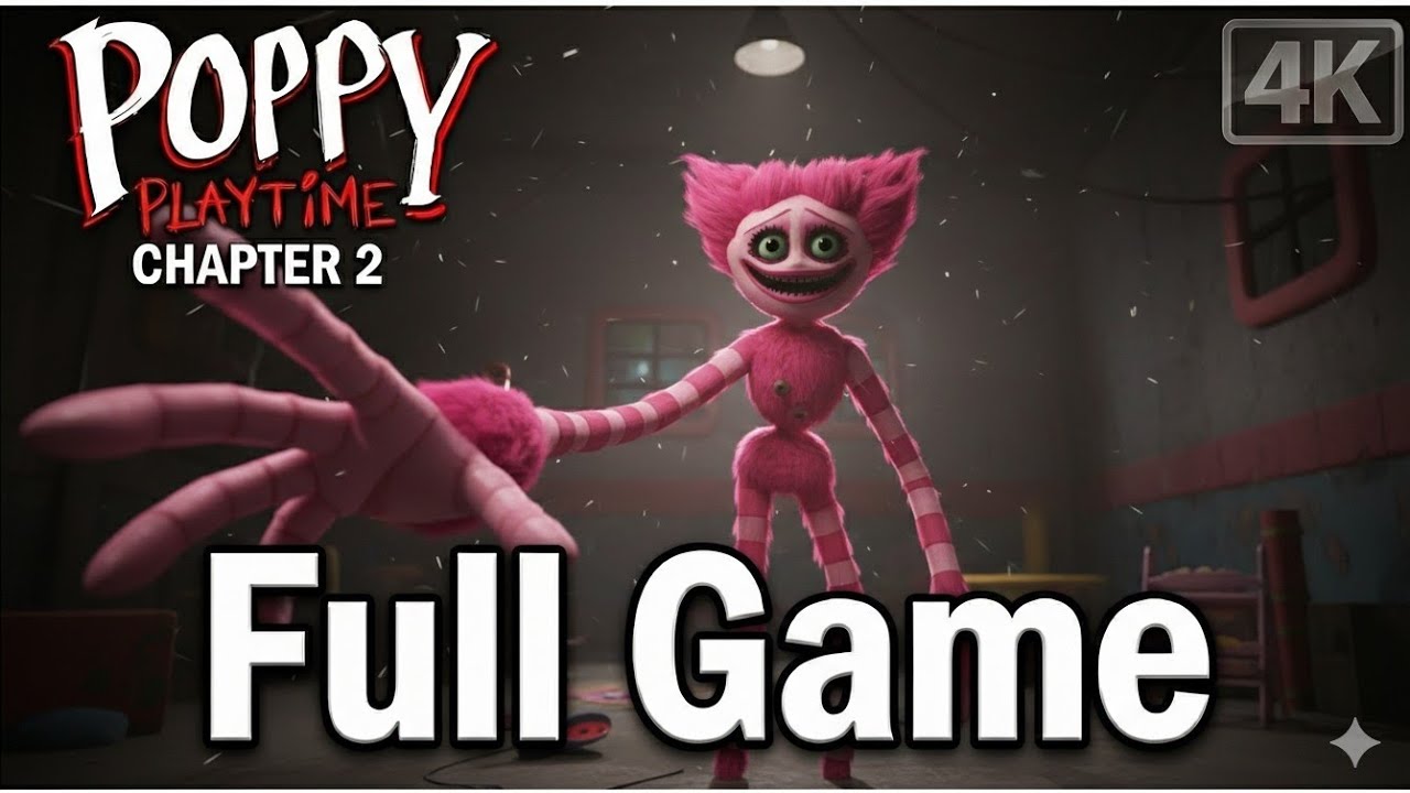 بوبي بلاي تايم الفصل الثاني – تختيم كامل | 4K 60FPS  PC | تختيم صامت Poppy Playtime 2
