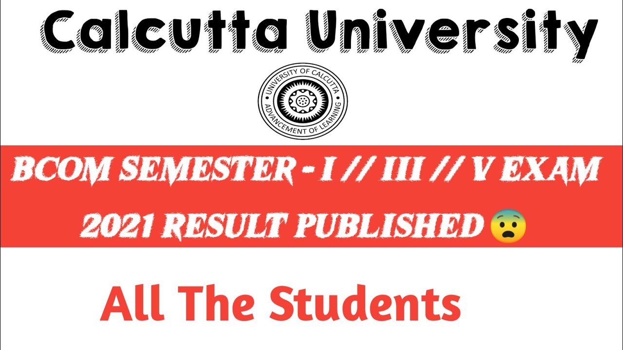calcutta university odd semester exam 2021 result published 😱 || cu bcom odd semester result 2021