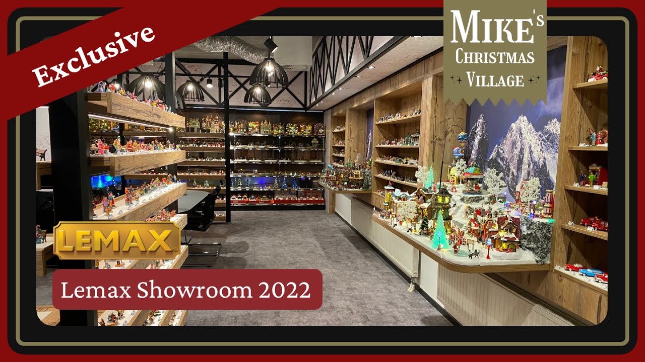 EXCLUSIVE look at the 2022 Lemax Christmas Village Showroom