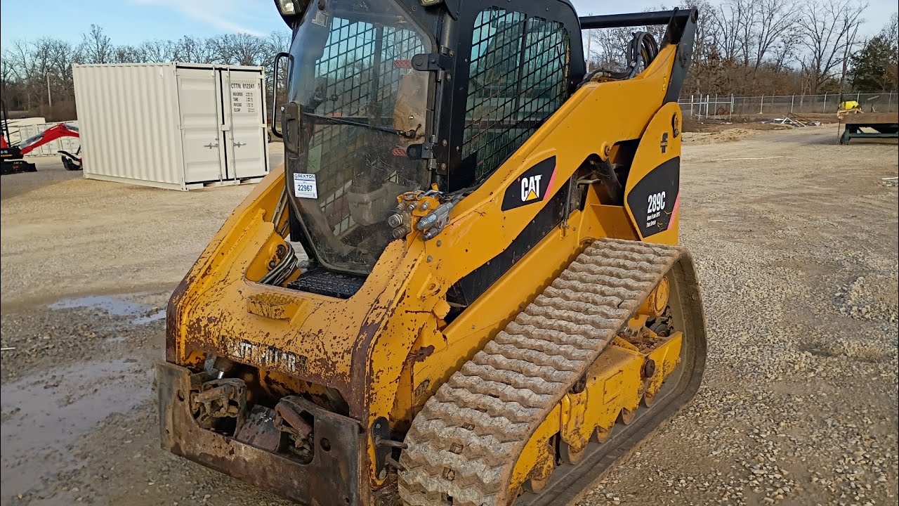 Мини-погрузчик CAT 289C 2012 года | Онлайн-аукцион оборудования Sexton Auctioneers, декабрь 2025 г.