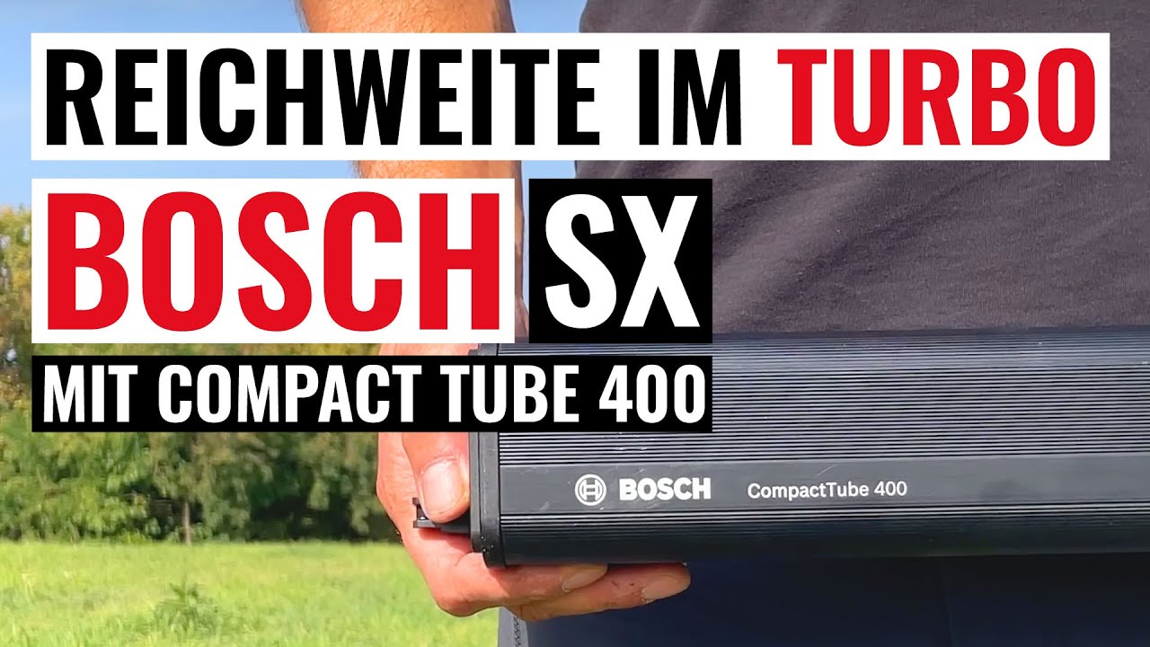 400Wh AKKU Reichweite im TURBO des BOSCH SX Motor