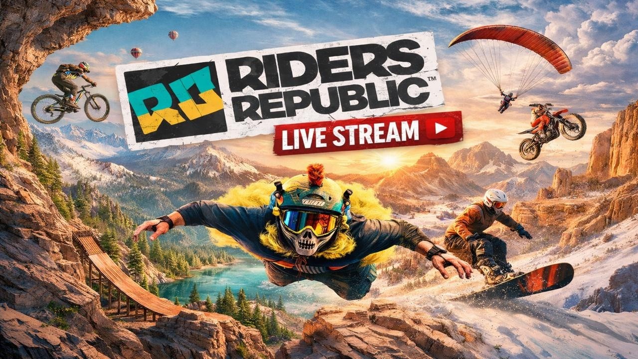 🔥 RIDERS REPUBLIC CANLI YAYIN 🏔️🚴‍♂️🪂 | EPIC MANZARALAR & DELİ AKSİYON 🎮⚡
