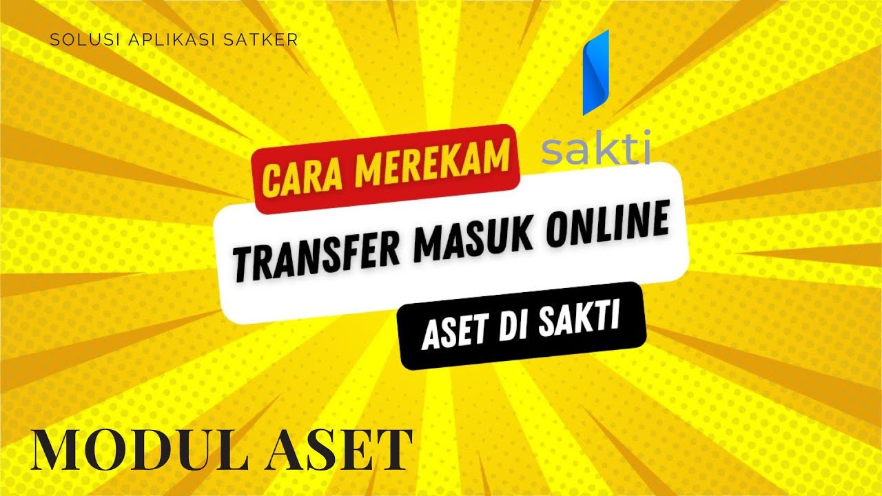 Cara Perekaman Transfer Masuk Online di Aplikasi SAKTI (To Do List)