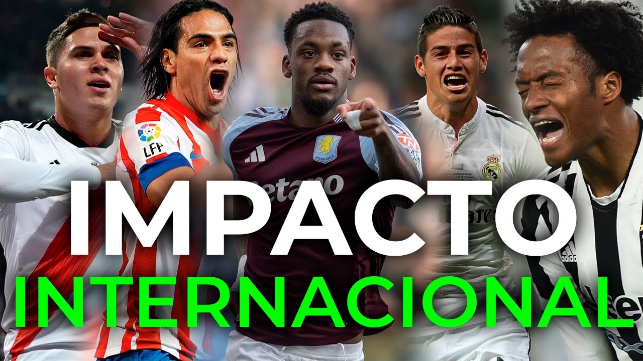 Los Mejores Golazos de Futbolistas Colombianos en el Extranjero 🌍⚽🇨🇴