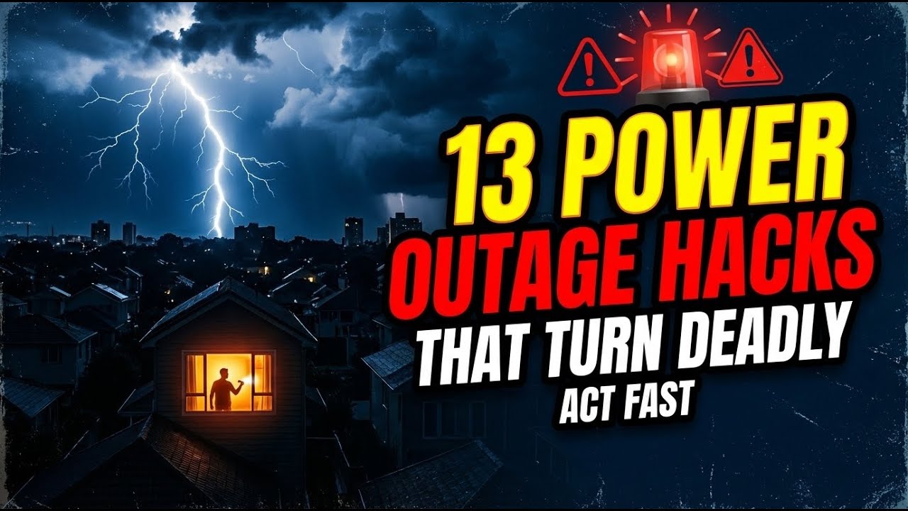 13 Power Outage Hacks For Surviving Rare Sequences That Turn Deadly (Act Fast)