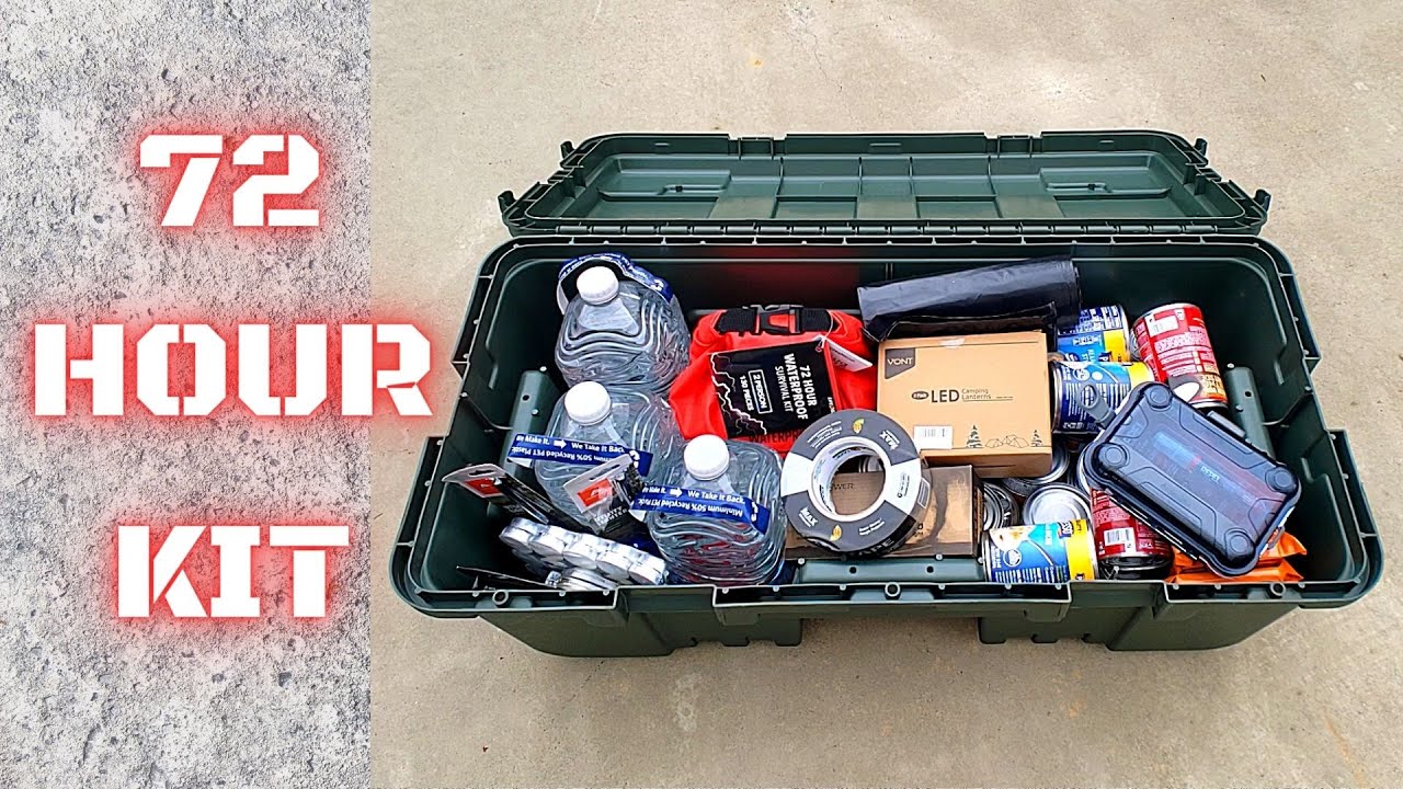 Building a 72h Emergency Disaster Kit