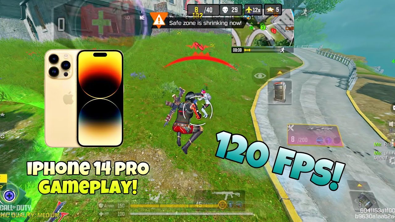 IPHONE 14 PRO ALCATRAZ FULL GAMEPLAY IN CALL OF DUTY MOBILE! MEDIUM GRAPHICS + 120 FPS! 🔥