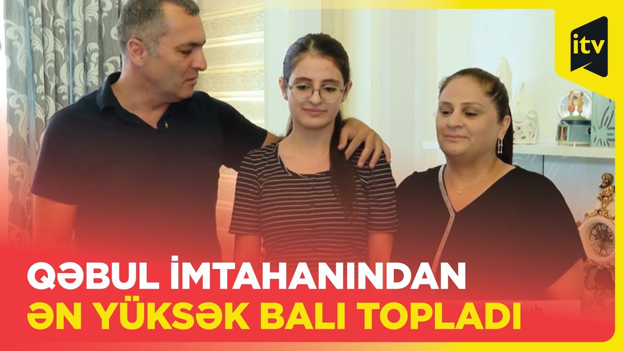 700 bal toplayıb valideynlərinə verdiyi sözə əməl etdi: səhvsiz imtahandan çıxdı