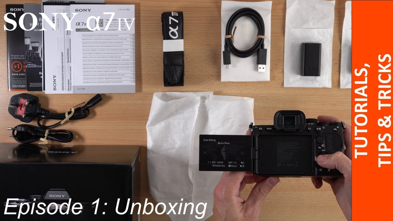 Detailed unboxing of the brand-new Sony Alpha 7 IV (Full-Frame Camera with E-Mount FE)