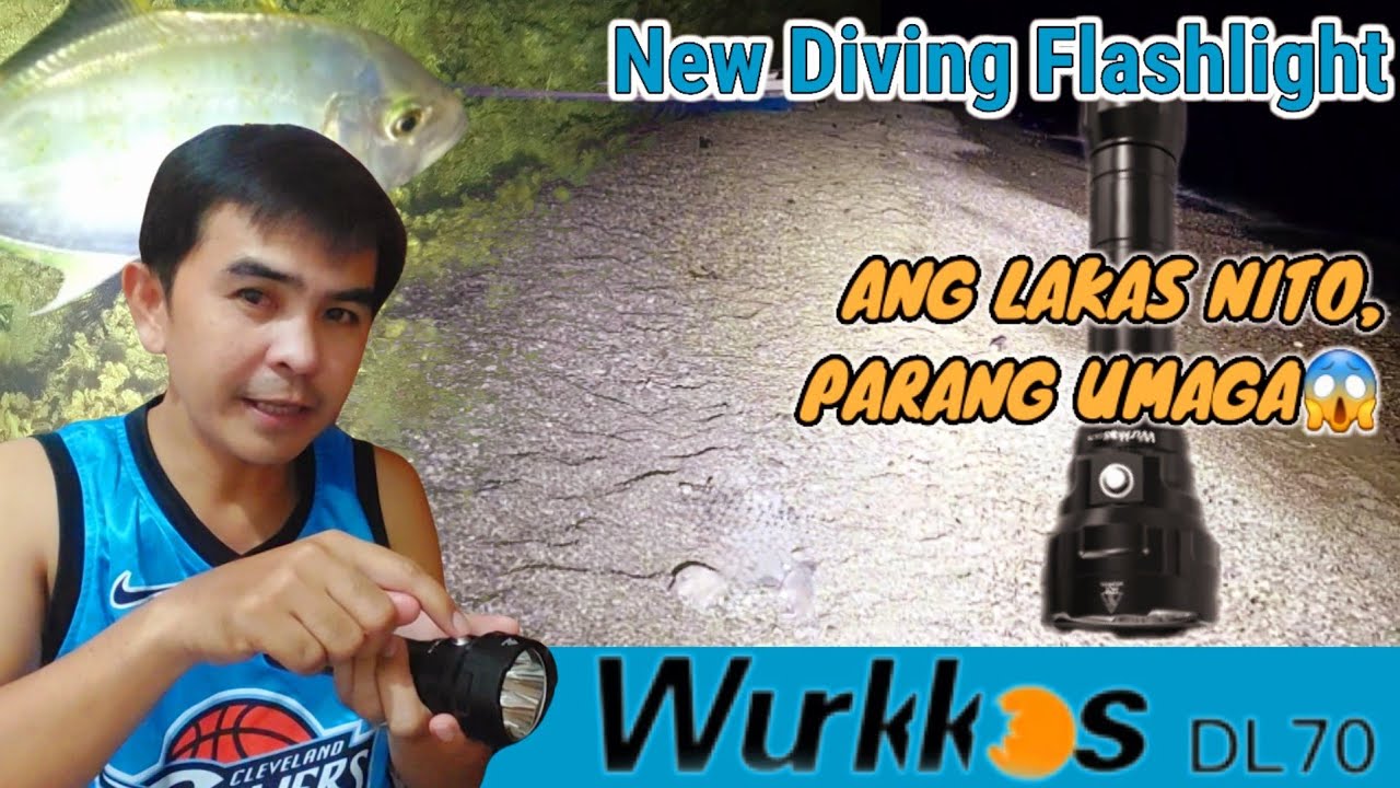 Wurkkos DL70 13000LM DIVING FLASHLIGHT REVIEW | PARANG UMAGA ANG LAKAS | Drin's Adventure