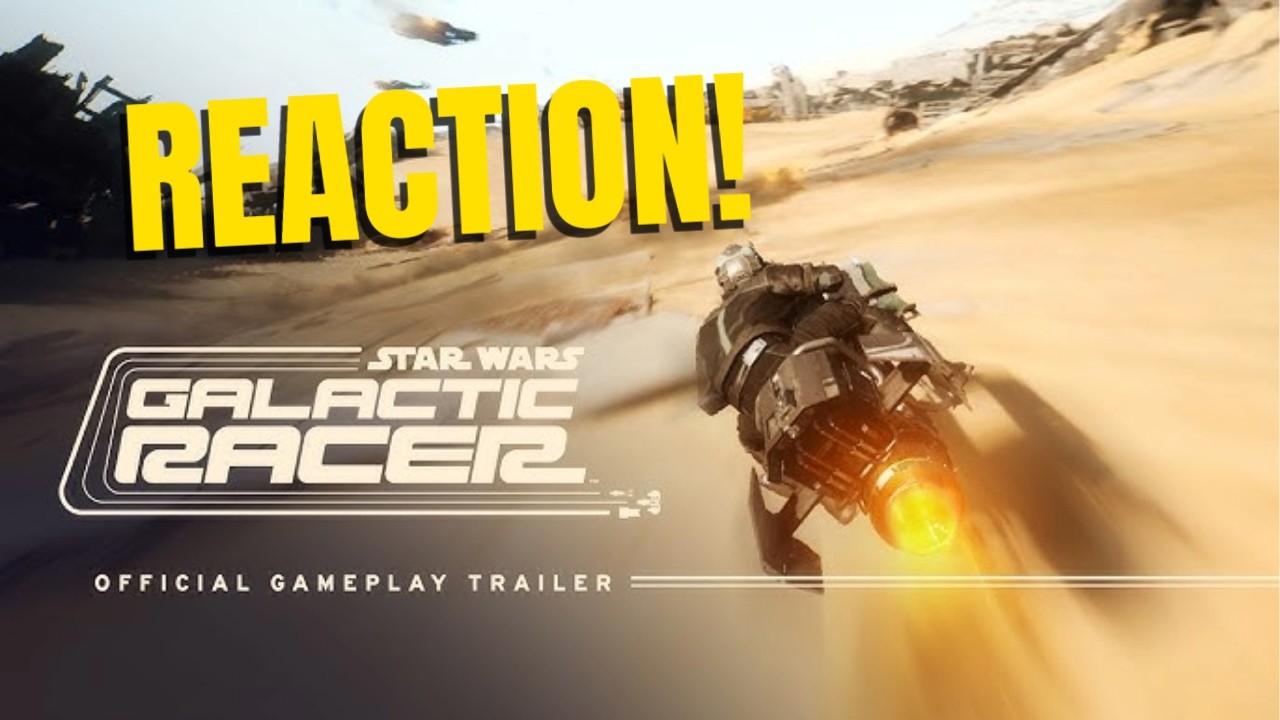 Реакция на трейлер Star Wars Galactic Racer!