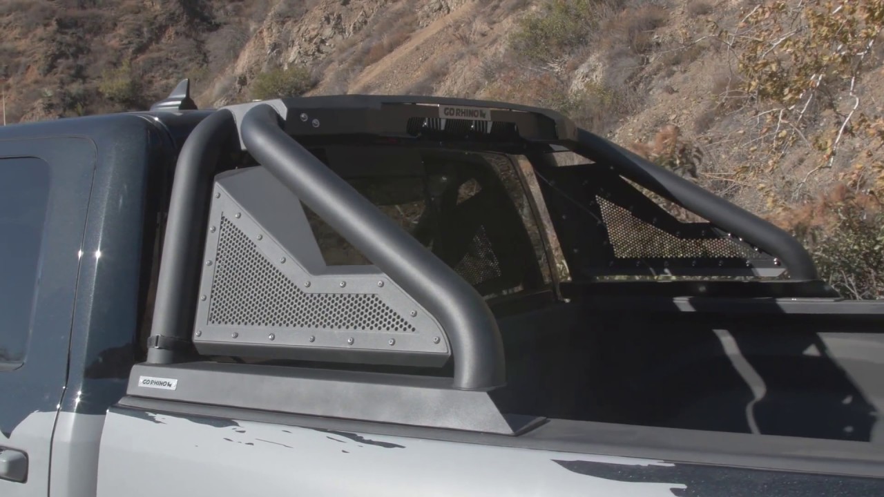 Go Rhino Sport Bar 2.0 with Power-Actuated Retractable Light Mount (911000T & 960001T)