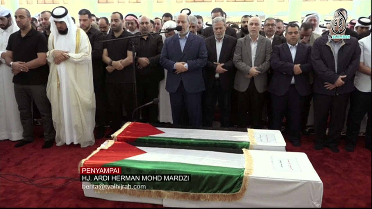 PENGEBUMIAN KETUA BIRO POLITIK HAMAS ISMAIL HANIYEH